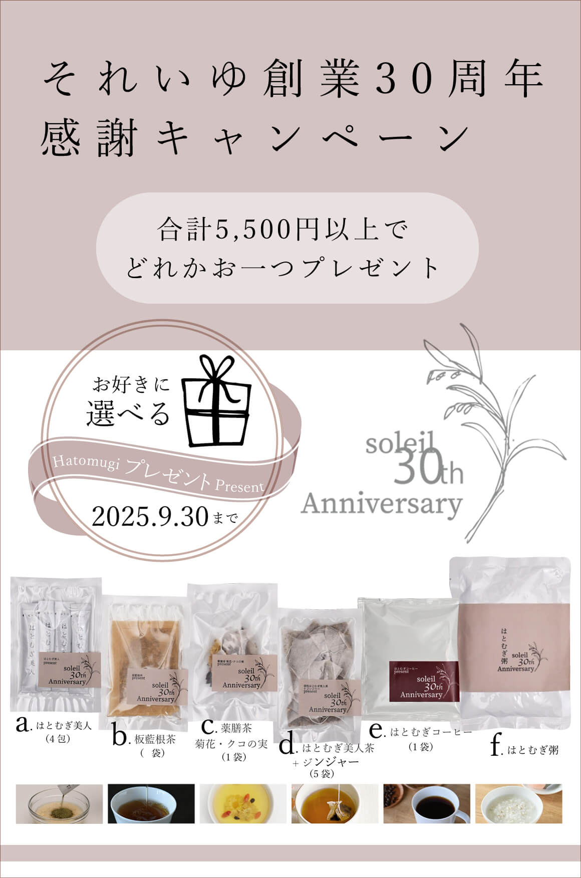 それいゆ創業30周年キャンペーン